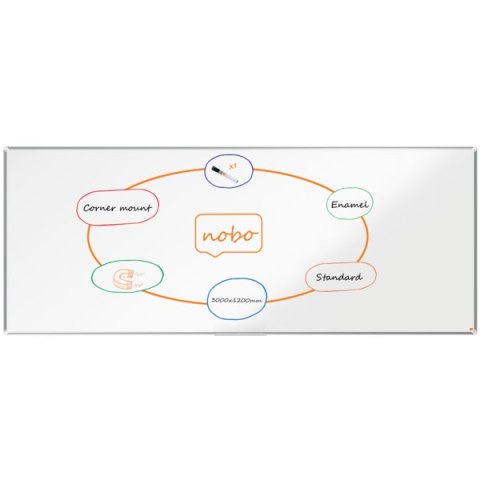 Tablica porcelanowa Nobo Premium Plus 3000x1200mm 1915153