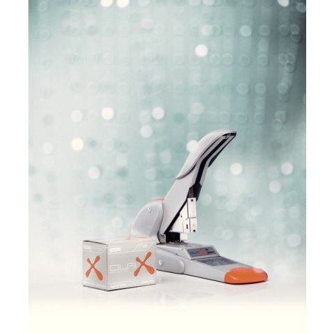 Zszywacz DUAX srebrny-pomarańczowy 170 kartek RAPID 21698301