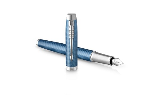 Pióro wieczne (F) PARKER IM PREMIUM BLUE GREY CT 2143651, giftbox PARKER SALE