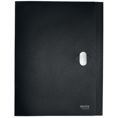 Teczka poszerzana Recycle A4 PP, czarna Leitz, 46230095