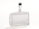 Etui do kart identyfikacyjnych 54x85mm z klipem (25 szt.) 8005-19 DURABLE