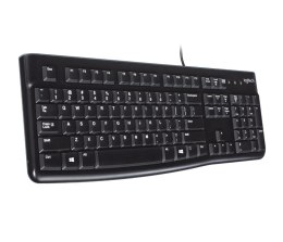Klawiatura LOGITECH K120 USB przewodowa czarna