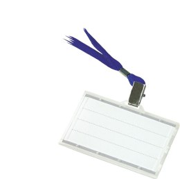 Identyfikator z niebieską taśmą 88*55 DONAU 8347001PL-10