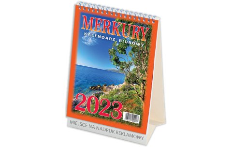 Kalendarz biurowy MERKURY 2026 (H5) TELEGRAPH