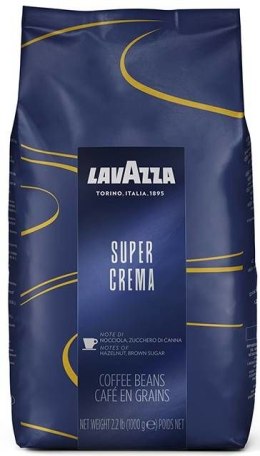 Kawa LAVAZZA SUPER CREMA ESPRESSO BLUE 1kg ziarnista
