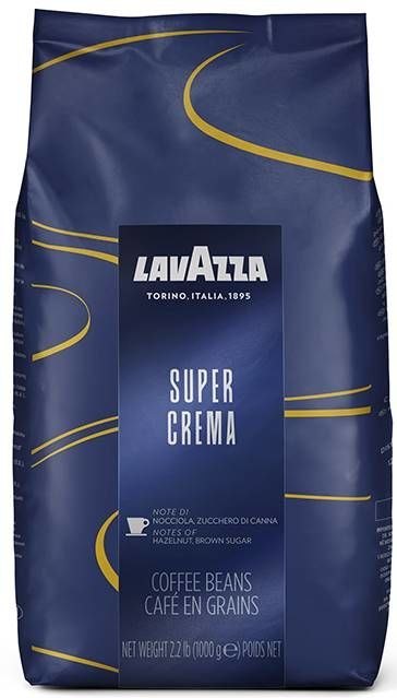 Kawa LAVAZZA SUPER CREMA ESPRESSO BLUE 1kg ziarnista