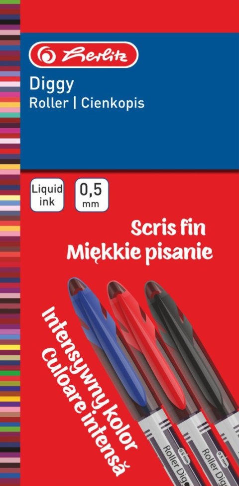 Cienkopis_Diggy 0,5mm czarny 9476570 Herlitz SALE