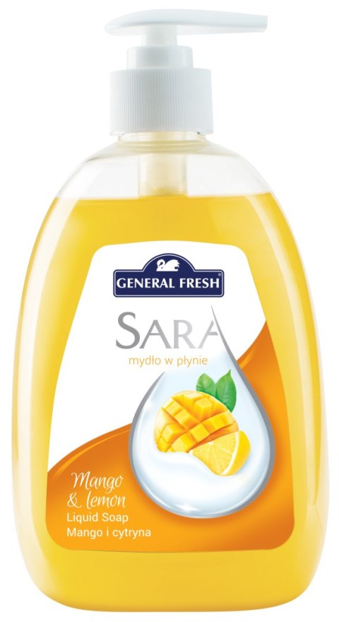 Mydło w płynie SARA 500ml MANGO i cytryna GENERAL FRESH 11021