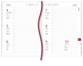 Terminarz Firmowy A5 2026 Michalczyk i Prokop T-206F-01 kalendarz 1 tydzień na 1 stronie + strona na notatki