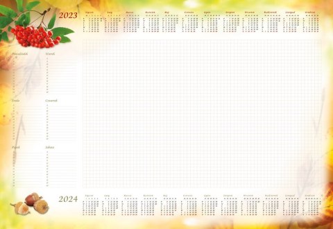 Terminarz-Planer B3 z listwą 2026 Jarzębina Michalczyk i Prokop T-2-B3-6 kalendarz