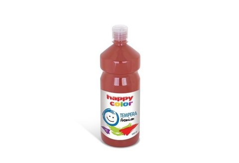Farba tempera Premium 1000ml, ciemnobrązowy, Happy Color HA 3310 1000-75