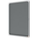 Gablota filcowa wewnętrzna Nobo Premium Plus 9xA4, szara 1915330