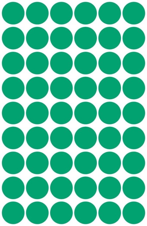 Kółka do zaznaczania zielone 3143 Q12 5 ark. Avery Zweckform