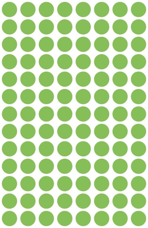 Kółka do zaznaczania zielone neonowe 3179 Q8 4ar Avery Zweckform