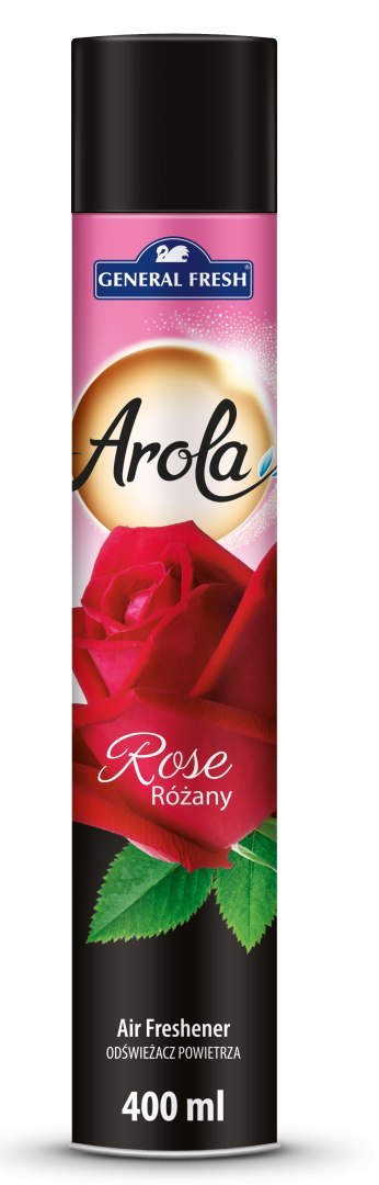 Odświeżacz powietrza AROLA Spray 400ml róża GENERAL FRESH 09059