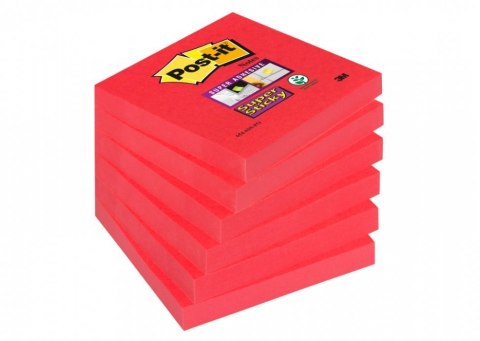 Bloczki_3M POST-IT 76x76mm różowe Super Sticky 6x90kartek 70005198125 SALE
