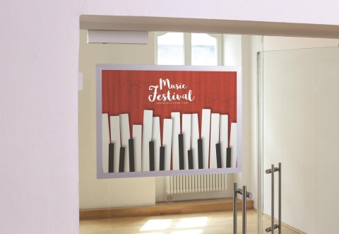 Ramka_plakatowa DURAFRAME A2 srebrna 4995-23 (X)