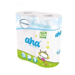 Ręcznik w roli AHA ECONOMY 2 warstwy (2 rolki) biały