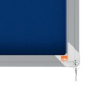 Gablota filcowa Nobo Premium Plus 12xA4, niebieska (drzwiczki przesówne) 1902566