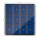 Gablota filcowa Nobo Premium Plus 12xA4, niebieska (drzwiczki przesówne) 1902566