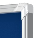 Gablota filcowa Nobo Premium Plus 12xA4, niebieska (drzwiczki przesówne) 1902566