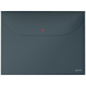 Teczka kopertowa z 2 przegródkami Leitz Cosy, szara 47090089 .