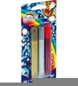 Klej brokatowy FIORELLO GR-BK13 3 kolory x13ml 170-2233