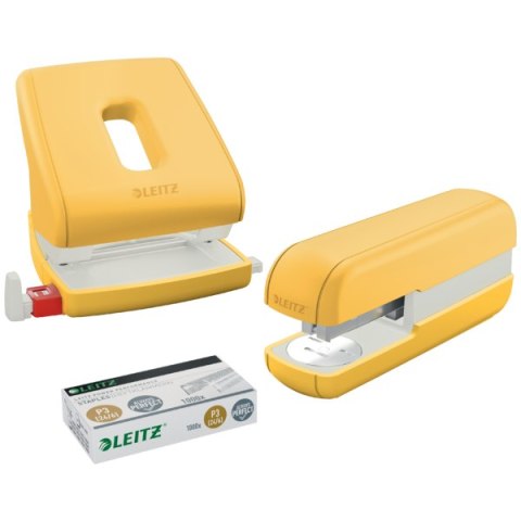 Zszywacz Leitz Cosy, żółty, 30 kartek, 10 lat gwarancji 55670019 .