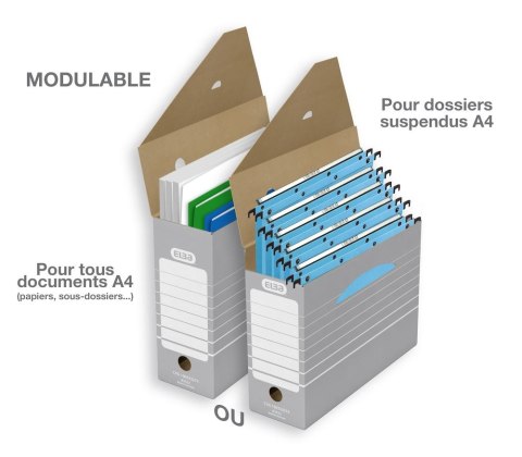 Karton archiwizacyjny uniwersalny 10cm szary ELBA 100333274