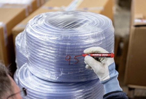 Marker-foliop.300 żółty EDDING końcówka okrągła