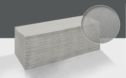 Ręczniki składane V ECONOMIC szare 4000 składek makulatura CLIVER (ZZ) 2226