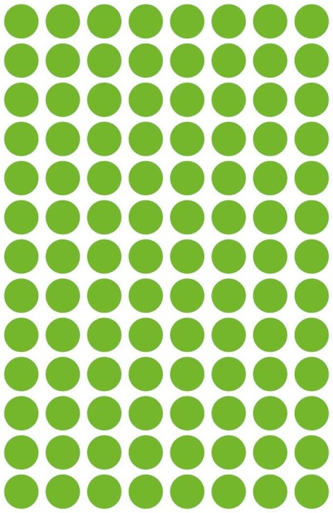 Kółka do zaznaczania zielone 3592 Q8 4 ark. Usuwalne, Avery Zweckform