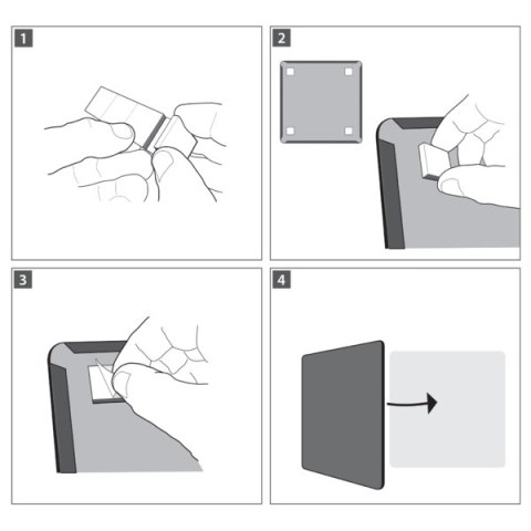 Planer akrylowy tygodniowy na biurko Nobo Home A3 1915615