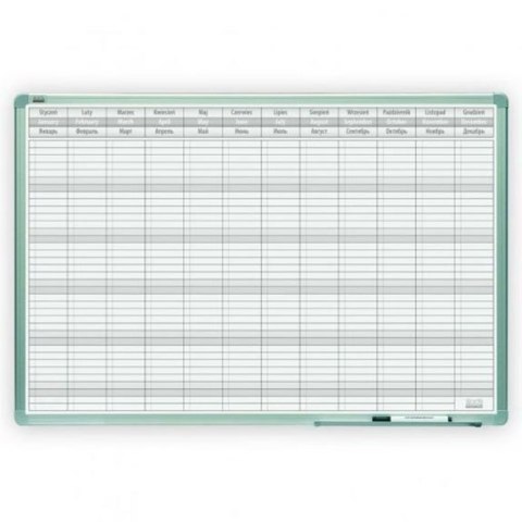 Planer roczny 90 x 60 cm, powierzchnia lakierowana, TP005 2x3