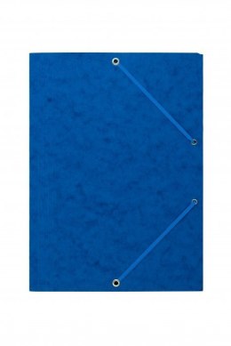 Teczka z gumką rogi DOTTS A4 preszpan niebieska 390g