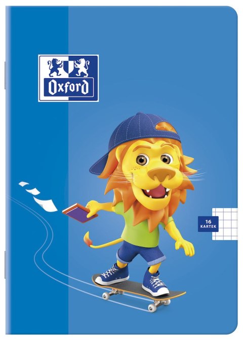 Zeszyt_A5 32k, linia podwójna, OXFORD, LION 400106955