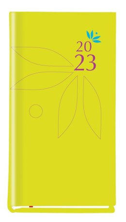 Terminarz Koliber 75x130mm 2026 pistacjowy Michalczyk i Prokop T-320-08 KALENDARZ tydzień na 2 stronach