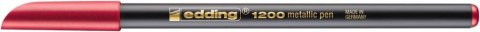 Pisak artystyczny 1-3 mm czerwony metalic e-1200 EDDING