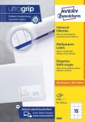 TrwaTrwałe etykiety uniwersalne 3669 Avery Zweckform A4, 100 ark./op., 70 x 50,8 mm, białe