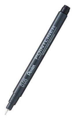 Cienkopis kalibrowany POINTLINER czarny S20P-05A 0,05mm PENTEL