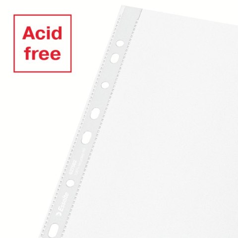 Koszulka groszkowa Recycled Premium PP 70 mic. A4 Maxi, w kartonie, 627502 op.50 szt. Esselte