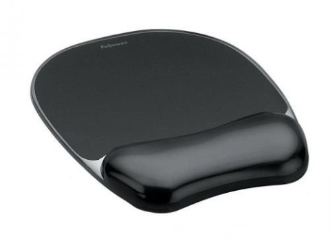 Podkładka pod mysz i nadgarstek czarna CRYSTAL 9112101 FELLOWES