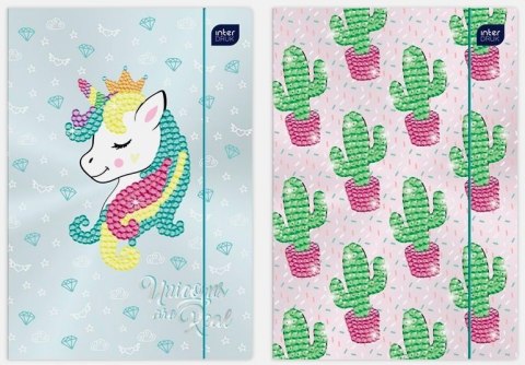 Teczka z gumką A4+ SHINE METALLIC INTERDRUK