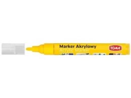 Marker akrylowy, fibrowa końcówka okrągła 2-5mm, żółty TO-402 Toma