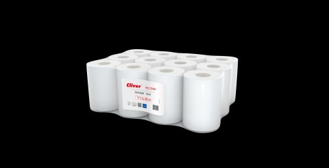 Ręcznik CLIVER 65m 1W EKO extra biały (op 12szt) 5951