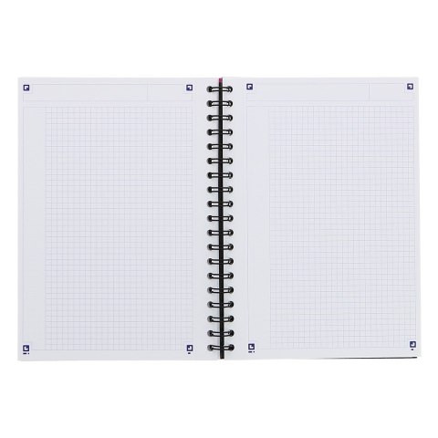 Kołonotatnik B5 80 kartek, kratka / tagi, STUDENT NOTEBOOK, OXFORD, 400100699