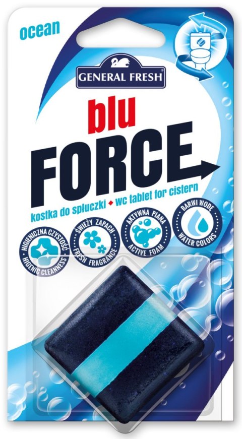 Kostka do WC BLU FORCE do spłuczki 50g morze GENERAL FRESH 50104