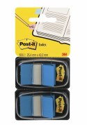 Zakładki indeksujące POST-IT_ (680-B2EU), PP, 25,4x43,2mm, 2x50 kart., niebieskie