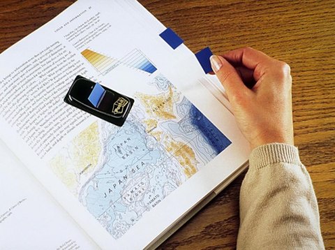 Zakładki indeksujące POST-IT_ (680-B2EU), PP, 25,4x43,2mm, 2x50 kart., niebieskie