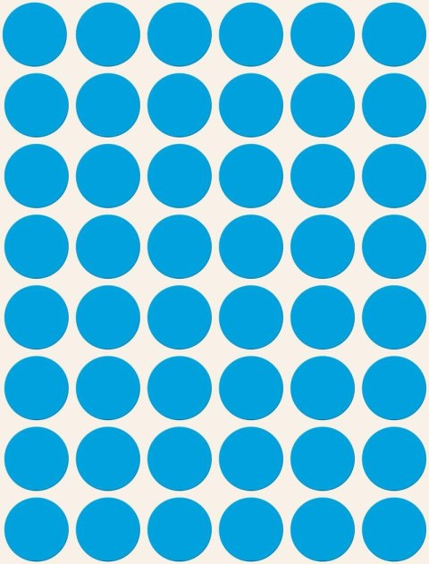 Kółka do zaznaczania 3375 Q18 22 ark niebieskie trwałe, Avery Zweckform